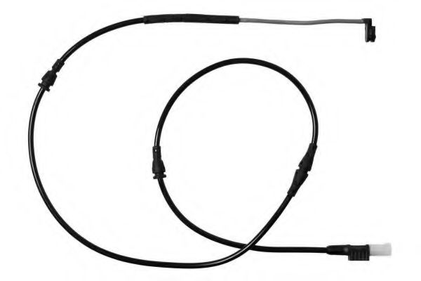 предупредителен контактен сензор, износване на накладките