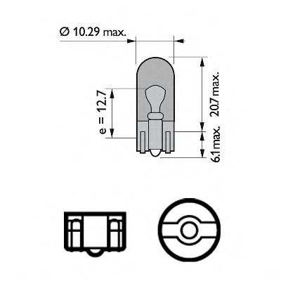 крушка с нагреваема жичка, мигачи 12396NAB2