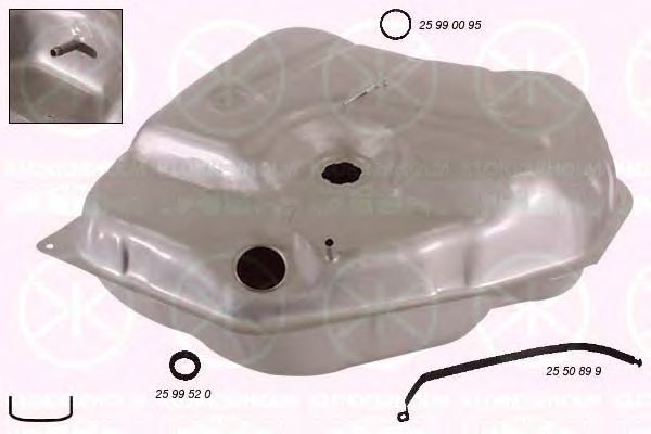резервоар за горивото 2550007