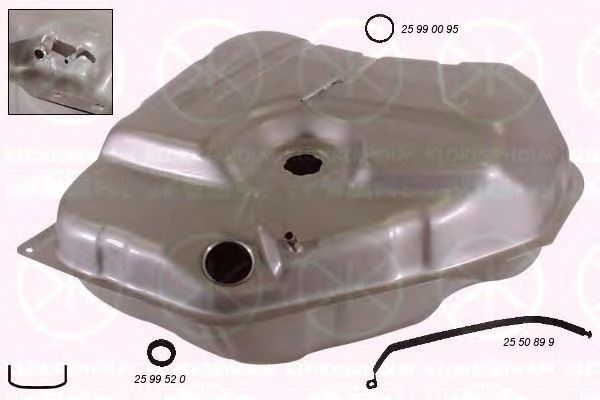 резервоар за горивото 2550009