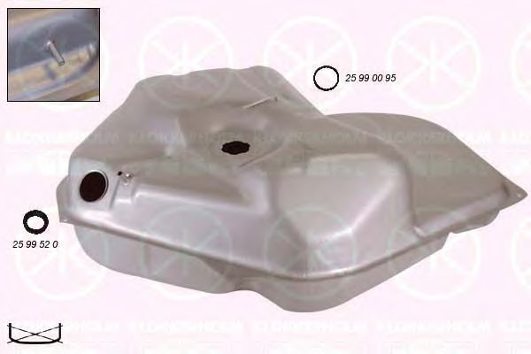 резервоар за горивото 2552009