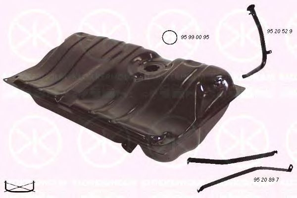 резервоар за горивото 9520009