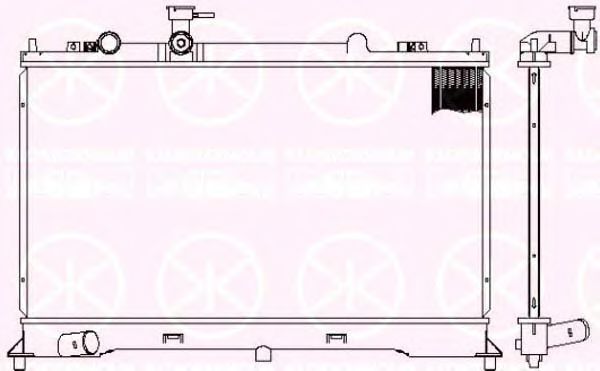 радиатор, охлаждане на двигателя 3451302160