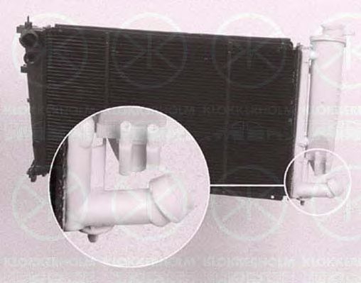 радиатор, охлаждане на двигателя 5513302141