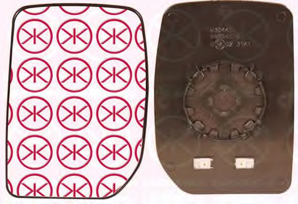 стъкло на огледало, външно огледало 25091064