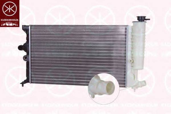 радиатор, охлаждане на двигателя 5536302104