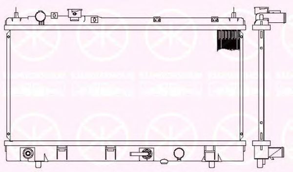 радиатор, охлаждане на двигателя 3407302173