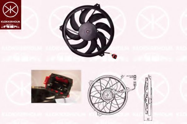 вентилатор, охлаждане на двигателя 5507307525