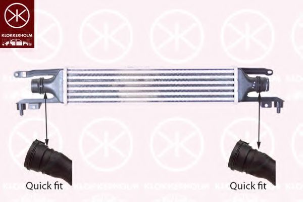 интеркулер (охладител за въздуха на турбината) 5024304421