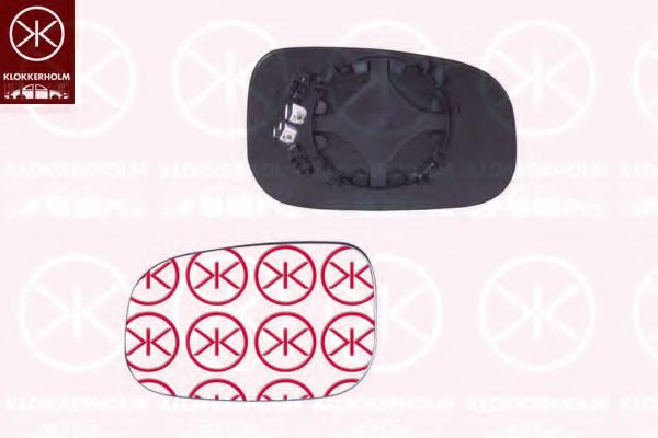 стъкло на огледало, външно огледало 90091063