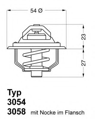 термостат, охладителна течност 3054.87D50