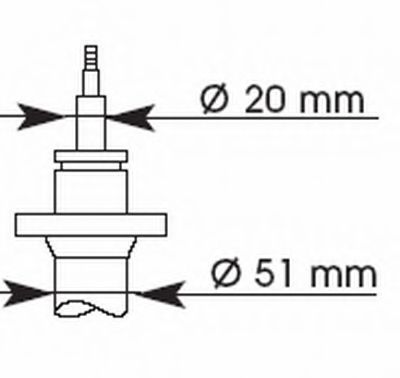 амортисьор 374008