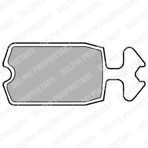 комплект спирачно феродо, дискови спирачки LP100