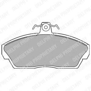 комплект спирачно феродо, дискови спирачки