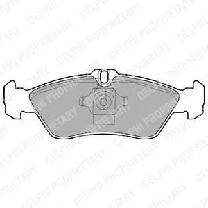комплект спирачно феродо, дискови спирачки