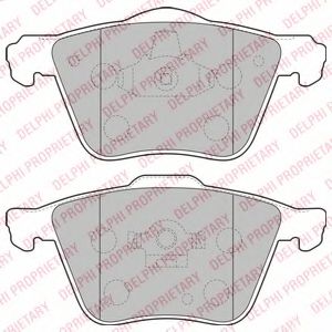 комплект спирачно феродо, дискови спирачки