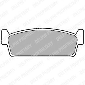комплект спирачно феродо, дискови спирачки LP646