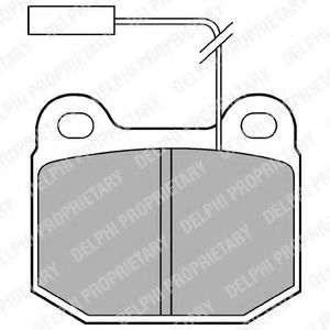 комплект спирачно феродо, дискови спирачки