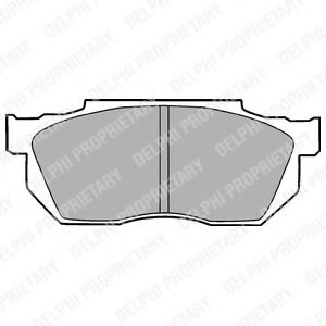 комплект спирачно феродо, дискови спирачки LP720