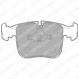 комплект спирачно феродо, дискови спирачки LP845