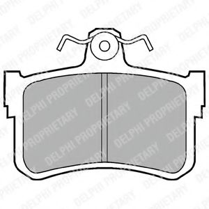 комплект спирачно феродо, дискови спирачки LP880