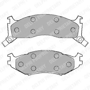 комплект спирачно феродо, дискови спирачки LP892