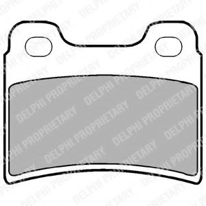 комплект спирачно феродо, дискови спирачки LP904