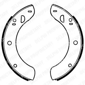 комплект спирачна челюст LS1018