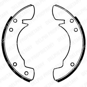 комплект спирачна челюст LS1019