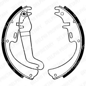 комплект спирачна челюст LS1144