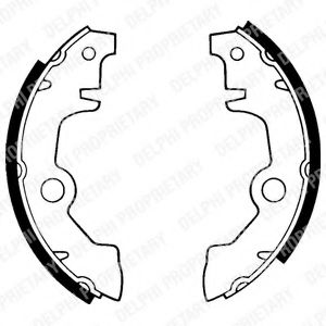 комплект спирачна челюст LS1145