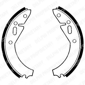 комплект спирачна челюст LS1163