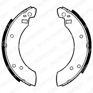 комплект спирачна челюст LS1216