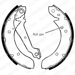 комплект спирачна челюст LS1244