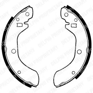 комплект спирачна челюст LS1254