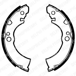 комплект спирачна челюст LS1285