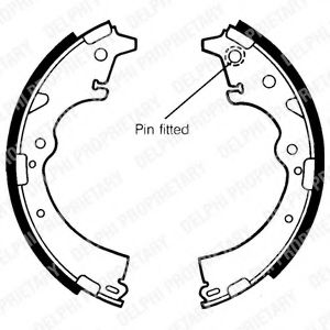 комплект спирачна челюст LS1357