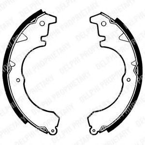 комплект спирачна челюст LS1358