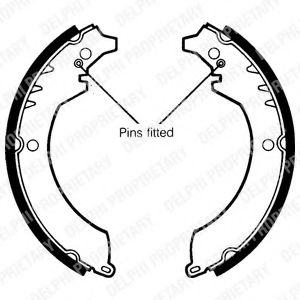 комплект спирачна челюст LS1359