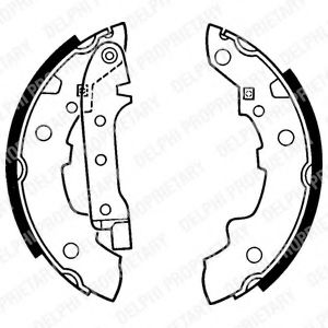 комплект спирачна челюст LS1392