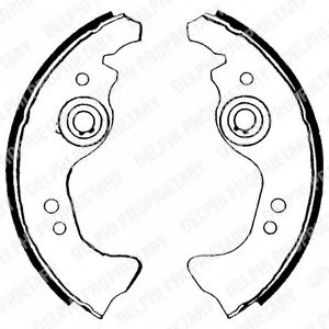 комплект спирачна челюст LS1453