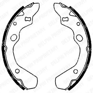 комплект спирачна челюст LS1516