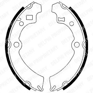 комплект спирачна челюст LS1586