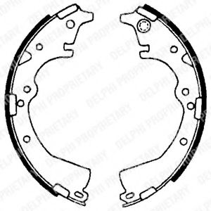 комплект спирачна челюст LS1639