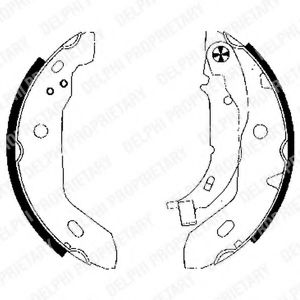 комплект спирачна челюст LS1841