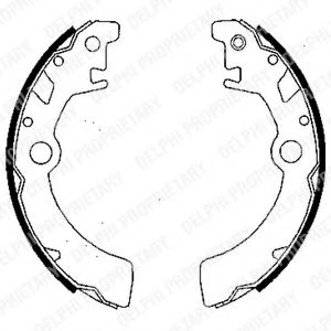 комплект спирачна челюст LS1846