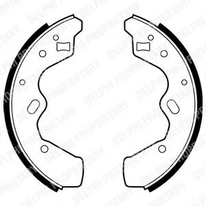 комплект спирачна челюст LS1878