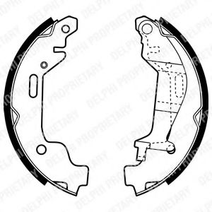 комплект спирачна челюст LS1927