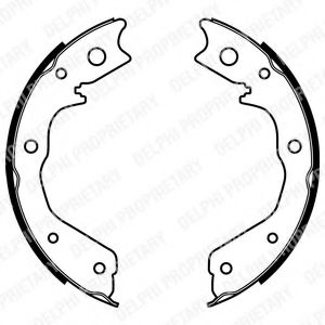 комплект спирачна челюст, ръчна спирачка