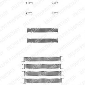 комплект принадлежности, дискови накладки LX0019